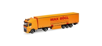 Herpa 320016 - H0 - DAF Gardinenplanen-Sattelzug XG Max Bögl